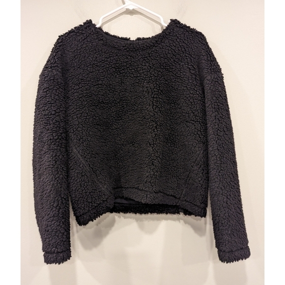 Lululemon Wool Whenever Crew in Black Size 6 - Picture 1 of 8